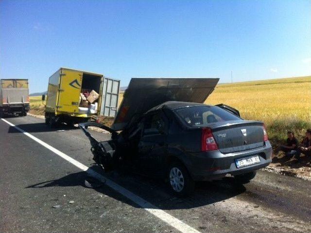 Kütahya'da Trafik Kazası: 1 Yaralı