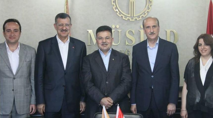 ELFED'den M&Uuml;SİAD'a Ziyaret