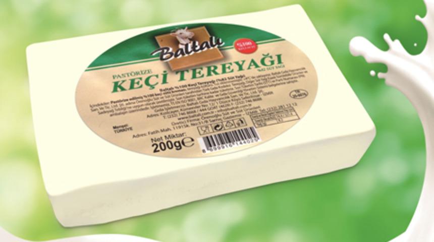 Baltalı'dan ke&ccedil;i s&uuml;t&uuml;nden tereyağı