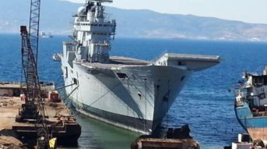 Bosna Ve Irak'ta G&ouml;rev Yapan İngiliz U&ccedil;ak Gemisi T&uuml;rkiye'de S&ouml;k&uuml;lecek