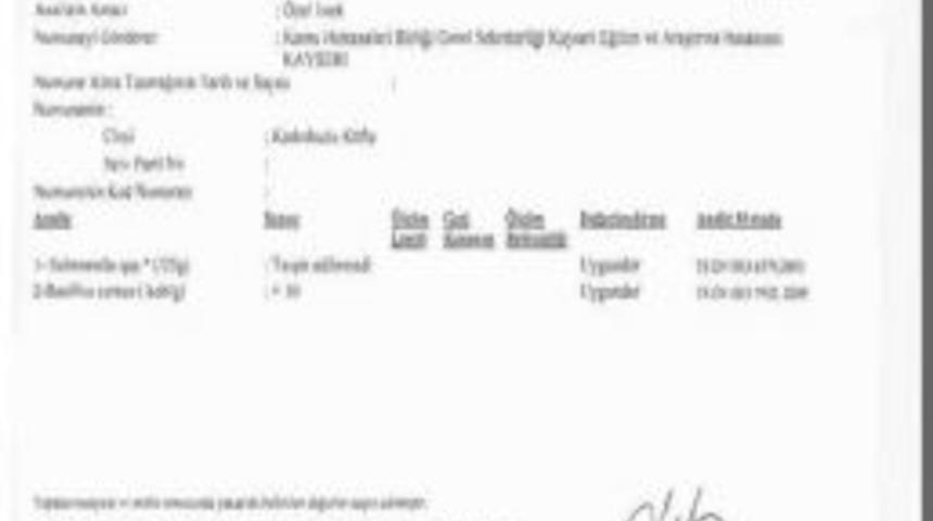 Azık Yemek Temiz &Ccedil;ıktı