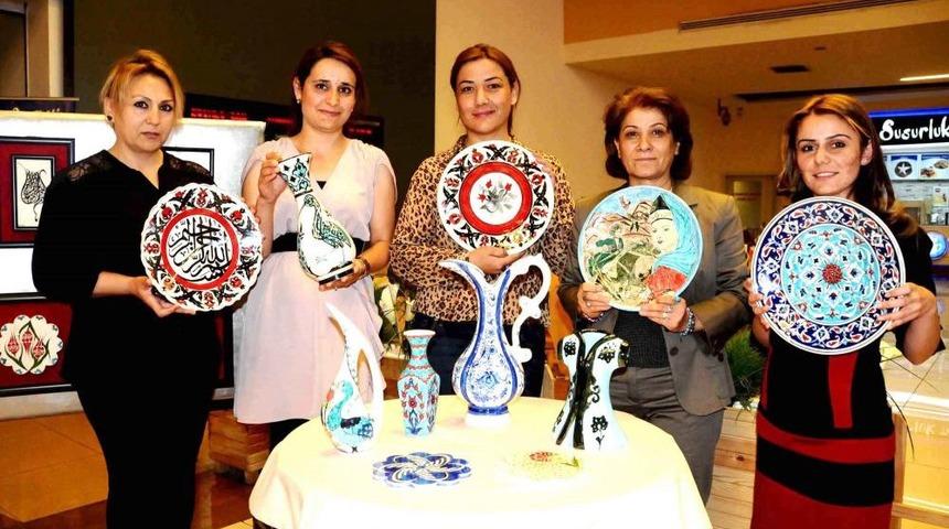&Ouml;ğrencilerin Seramik Ve &Ccedil;ini Sergisi G&ouml;z Kamaştırdı