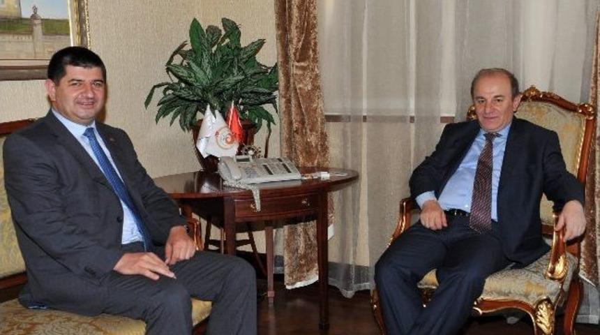 İl Genel Meclisi&rsquo;nden Vali &Ouml;zt&uuml;rk&rsquo;e Ziyaret