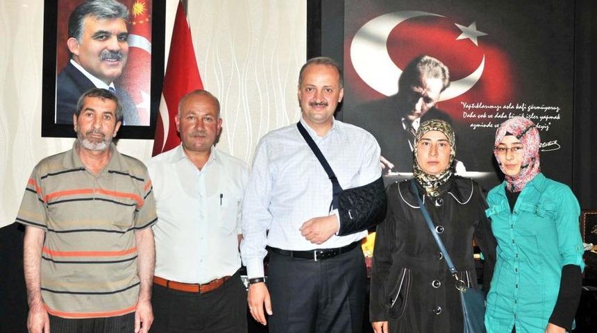 Başkan Akg&uuml;l&rsquo;e 'ge&ccedil;miş Olsun' Ziyareti