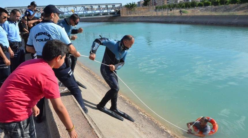 Sulama Kanalları 385 Can Alınca &Ccedil;ocuklara Y&uuml;zme Eğitimi Verilmeye Başlandı