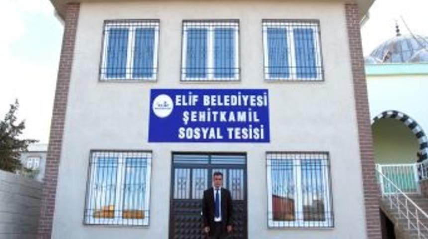 Şehitkamil Belediyesi, Elif Beldesine Sosyal Tesis Yaptı