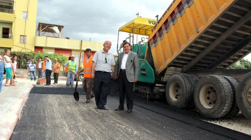 Sarı&ccedil;am&rsquo;da Asfalt &Ccedil;alışması Devam Ediyor