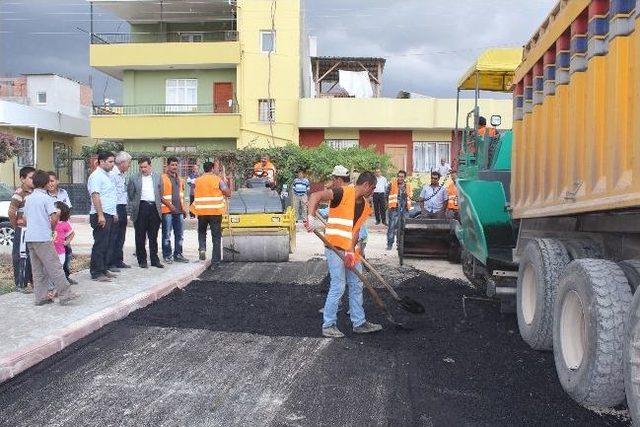 Sarıçam’da Asfalt Çalışmaları