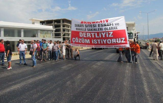 Sanayi Esnafı, Duble Yol &Ccedil;alışmalarına Kısa S&uuml;reli Engel Oldu 1