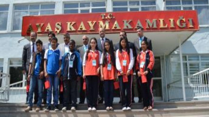 T&uuml;rk&ccedil;e&rsquo;nin &Ccedil;ocukları Ayaş Kaymakamı Balcı'yı Ziyaret Etti