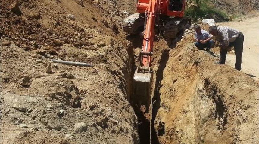 Sincik'te Kanalizasyon &Ccedil;alışmaları Başladı