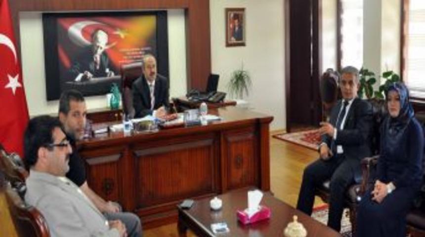 STK&rsquo;lardan Vali B&uuml;y&uuml;kersoy'a Hoşgeldin Ziyareti