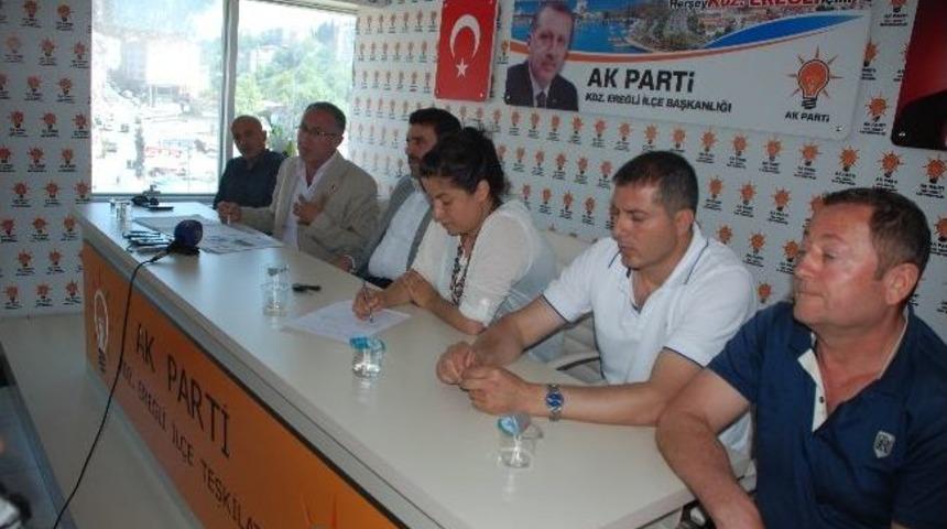 Ak Parti&rsquo;den Ereğli Tso Başkanı &Ccedil;akır'ın A&ccedil;ıklamalarına Destek