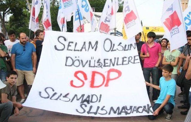 Sdp M&uuml;dahaleyi Protesto Etti 1