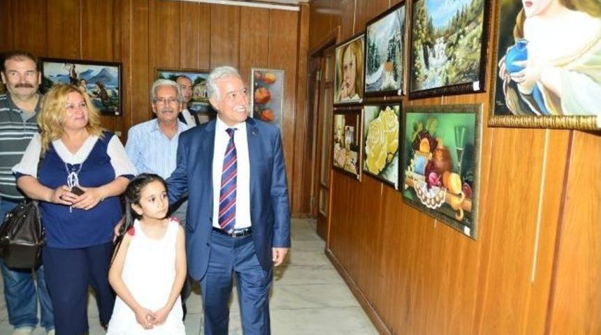 Cansen Balamur Resim Sergisini A&ccedil;tı
