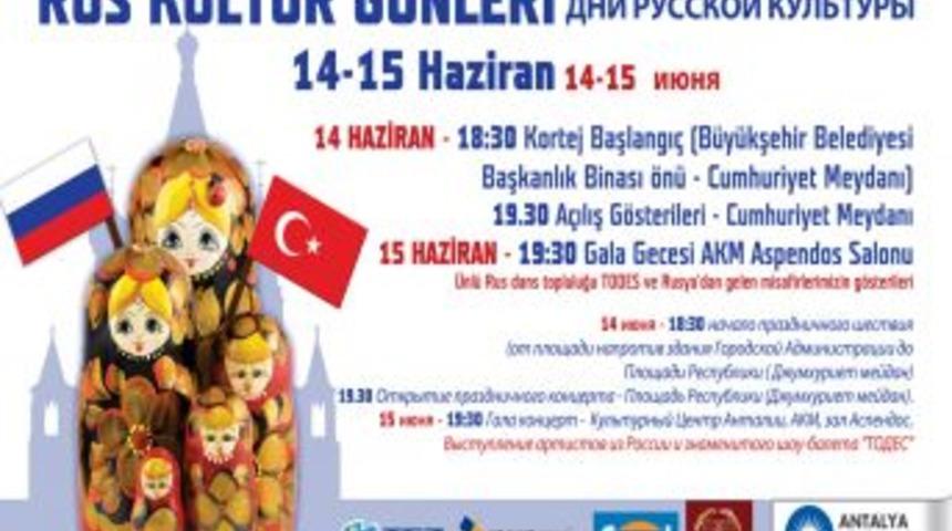 Rus K&uuml;lt&uuml;r G&uuml;nleri Başlıyor