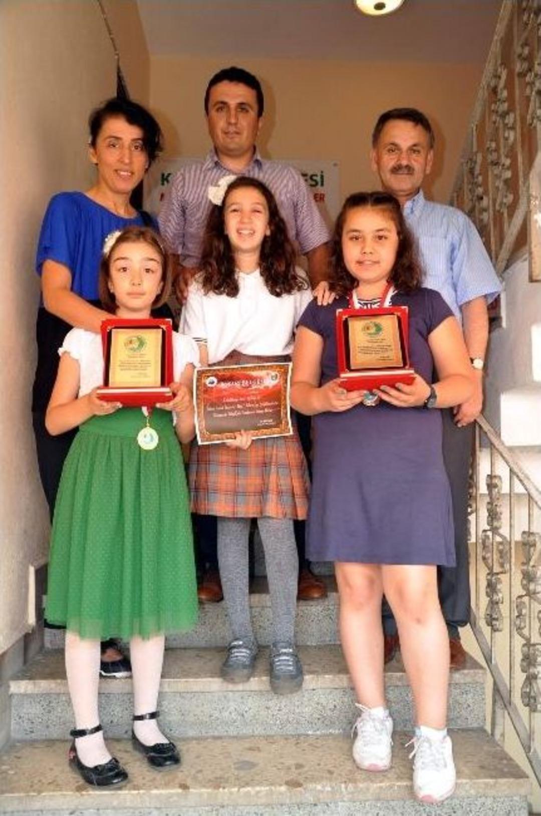 Kozlu Kocatepe İlkokulu &Ouml;d&uuml;lleri Topladı