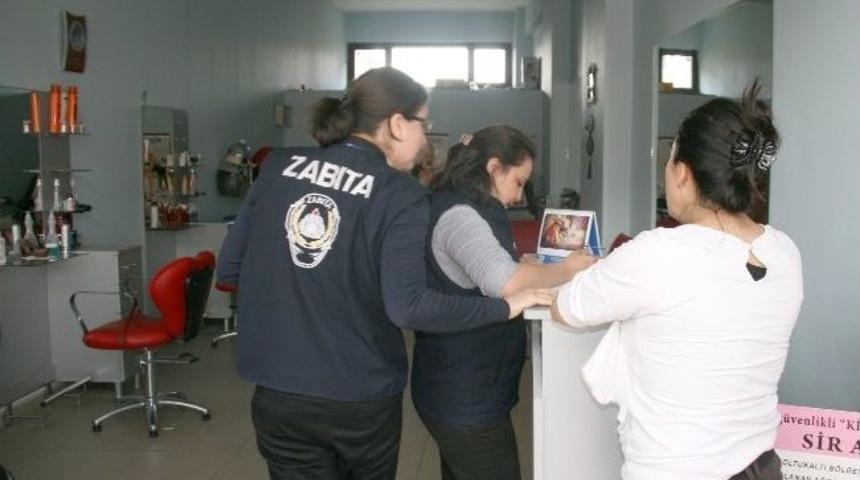 Boz&uuml;y&uuml;k&rsquo;te Bayan Kuaf&ouml;rlerine Denetim