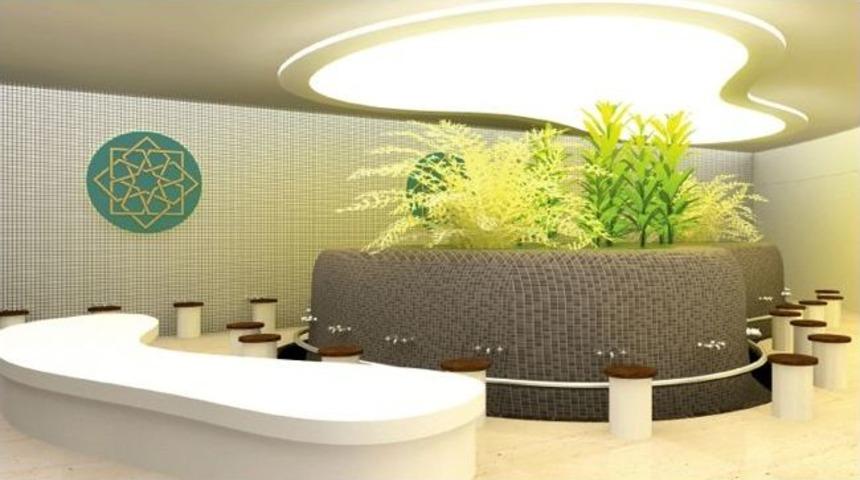 Merkez Camii&rsquo;ne Modern Şadırvan