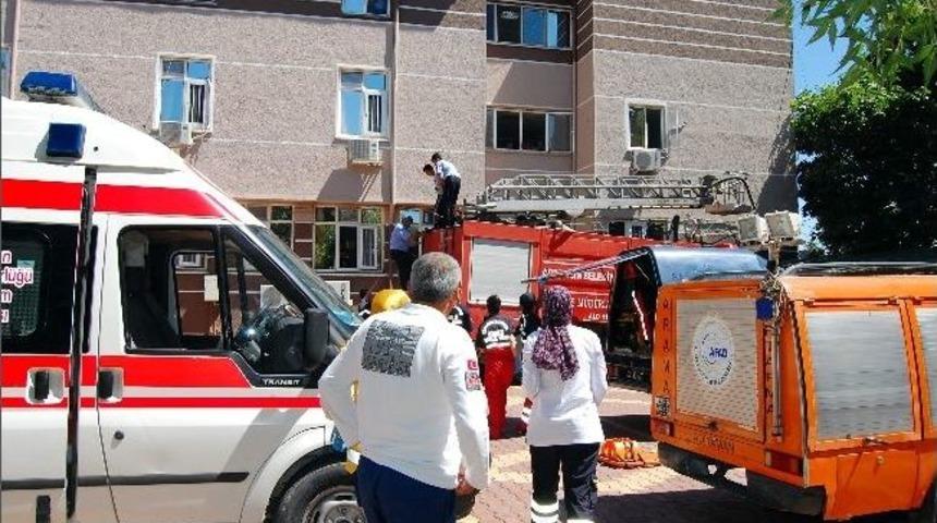 Hastanede Yangın Tatbikatı