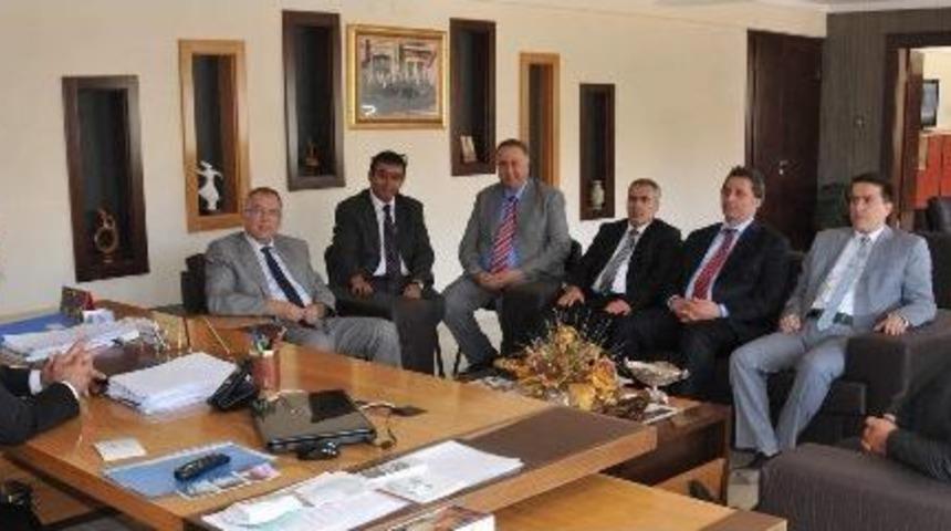 Tse Başkanı Şent&uuml;rk&rsquo;ten Belediye Başkanı Akdoğan&rsquo;a Ziyaret