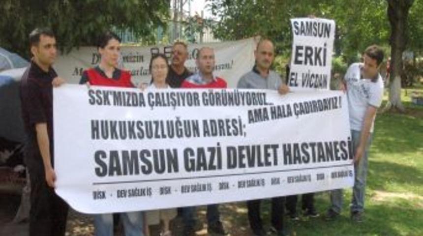 İşten Atılan Iş&ccedil;iler, Işlerini Geri Istedi