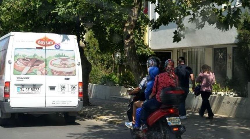 2 Kişilik Motorda 3 Kişi