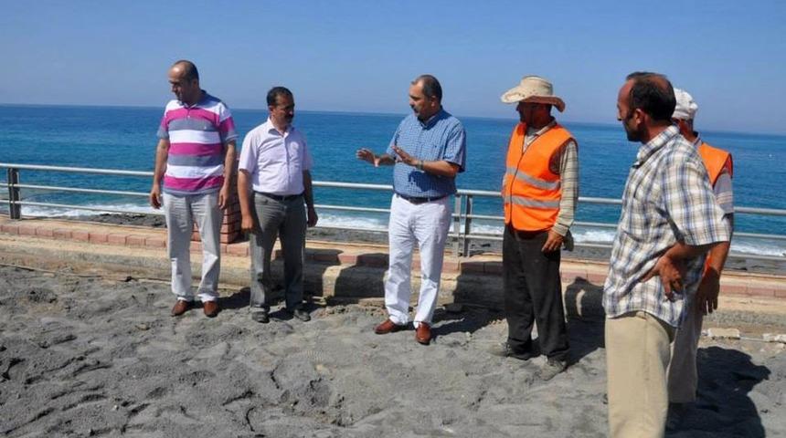 Turizm Beldesi Kargıcak'ta Kaldırımlar Yenileniyor