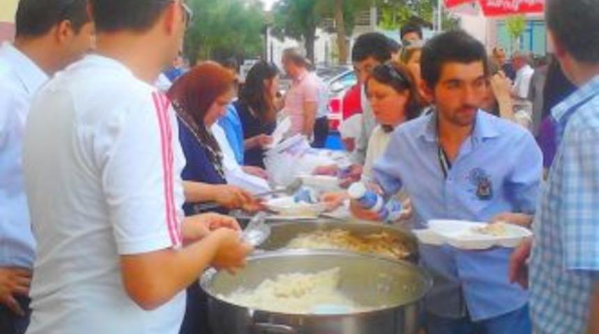 Osmancık Lisesi&rsquo;nden geleneksel pilav g&uuml;n&uuml;