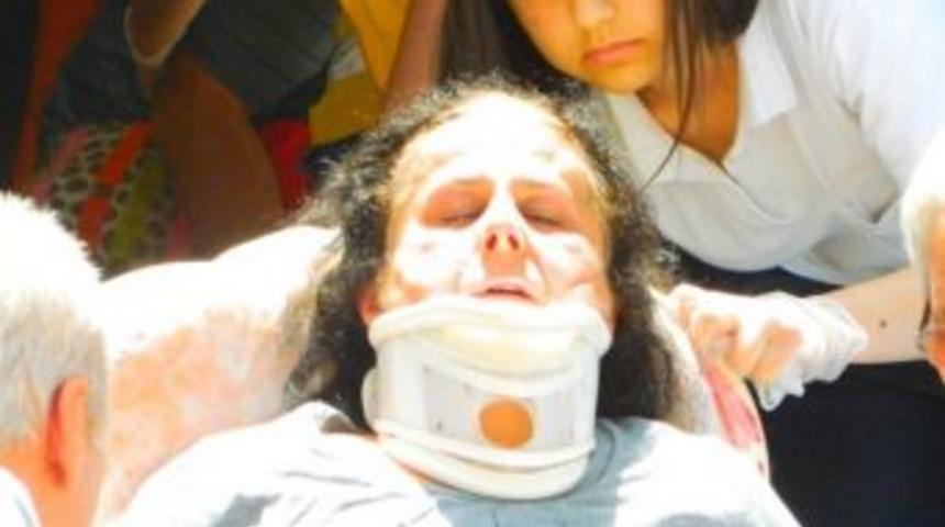 Osmancık&rsquo;ta otomobil şarampole u&ccedil;tu; 2 yaralı