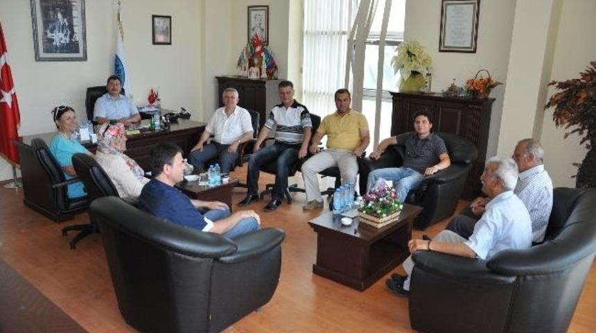 Mhp Didim İl&ccedil;e Y&ouml;netiminden Ticaret Odasına Ziyareti