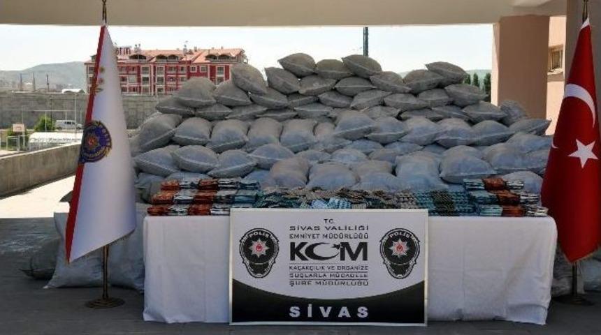 Sivas&rsquo;ta 4 Milyon 210 Bin Ka&ccedil;ak Zayıflama Hapı Ele Ge&ccedil;irildi