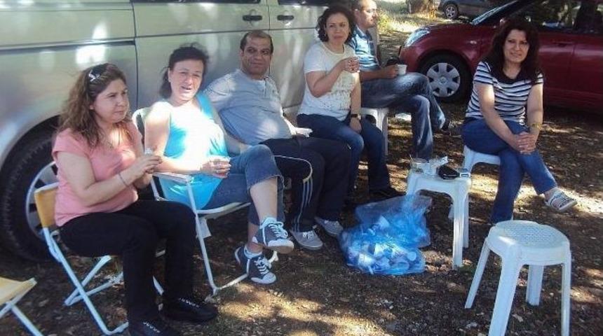 G&ouml;nen'de Sağlık&ccedil;ılar Mangal Partisi Yaptı