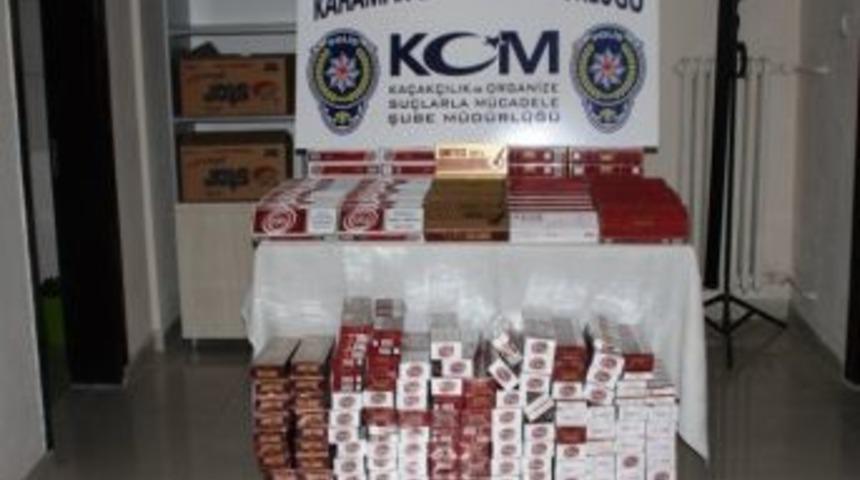 Karaman&rsquo;da Ka&ccedil;ak Sigara Operasyonu