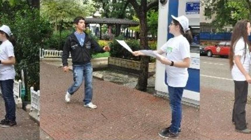 Keşan&rsquo;da&ouml;ğrenciler Naylon Poşete Karşı Sosyal Sorumluluk Projesi Hazırladı