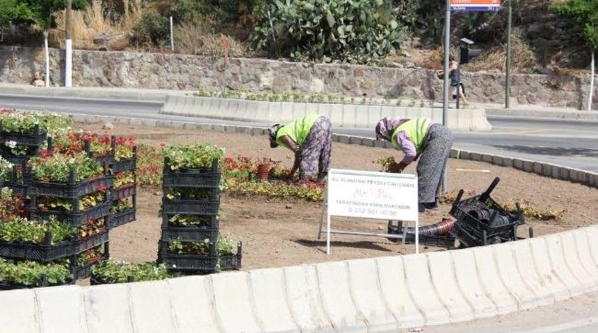 Yalıkavak &Ccedil;i&ccedil;ekler İle S&uuml;sleniyor