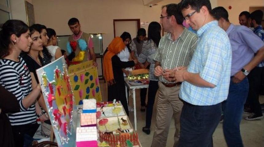 Ga&uuml;n Nizip Eğitim Fak&uuml;ltesi &Ouml;ğrencilerinden Yılsonu Sergisi