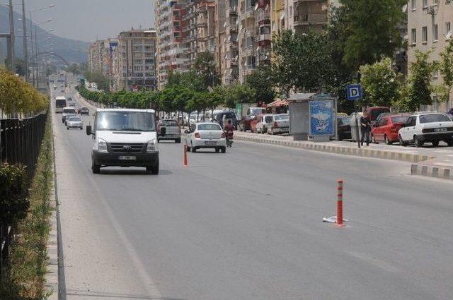 Manisa’da Mimar Sinan Bulvarı Asfaltlanıyor