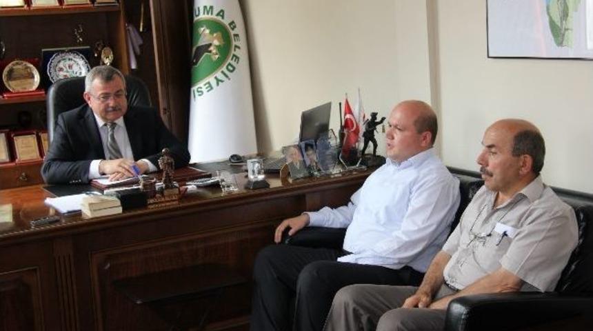 &Ccedil;aycuma Ak Parti'den Başkan G&uuml;lşen&rsquo;e Ziyaret