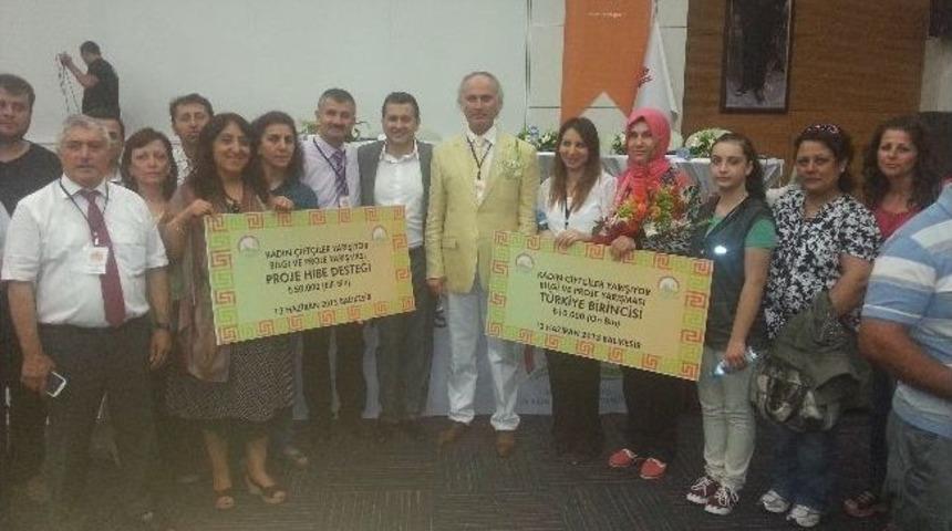 "kadın &Ccedil;ift&ccedil;iler Yarışıyor&rdquo; Bilgi Ve Proje Yarışması Birincisi Eskişehir&rsquo;den