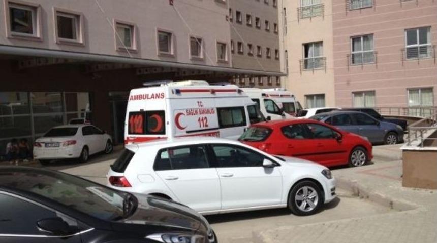 Ambulans Girişi Otoparka D&ouml;nd&uuml;