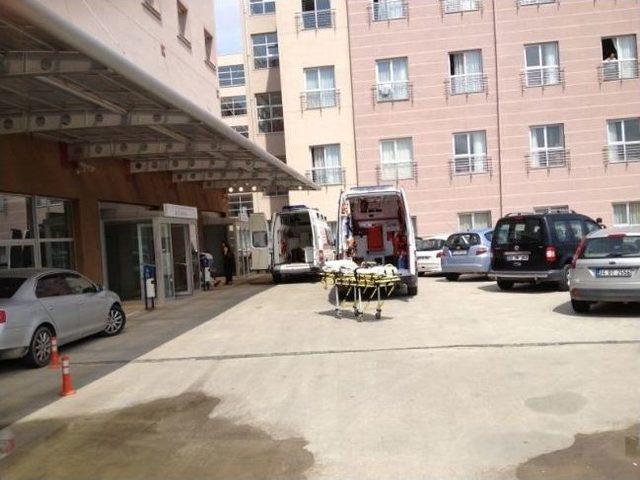 Ambulans Girişi Otoparka D&ouml;nd&uuml; 1