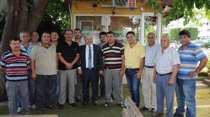 Başkan Akaydın Taksici Esnafı İle Buluştu
