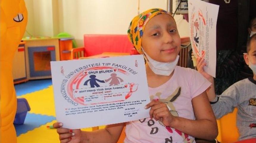 Karnelerini, Hasta Yataklarında Aldılar