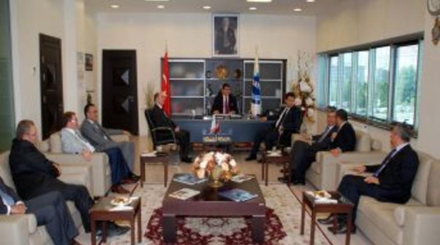 Melikşah &Uuml;niversitesi&rsquo;nden KAYSO&rsquo;ya Hayırlı Olsun Ziyareti