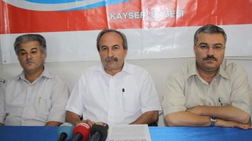 Eğitim-bir-sen Kayseri Şube Başkanı Aydın Kalkan: