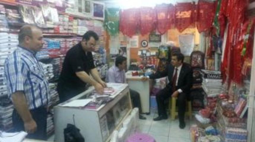 Vali D&uuml;zg&uuml;n Esnafları Ziyaret Etti