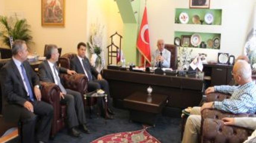 KTO Başkanı Mahmut Hi&ccedil;yılmaz&rsquo;a Melikşah&rsquo;tan Ziyaret