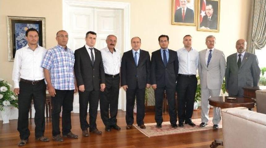 Kaymakam Kıyıcı&rsquo;dan Vali Savaş&rsquo;a Ziyaret