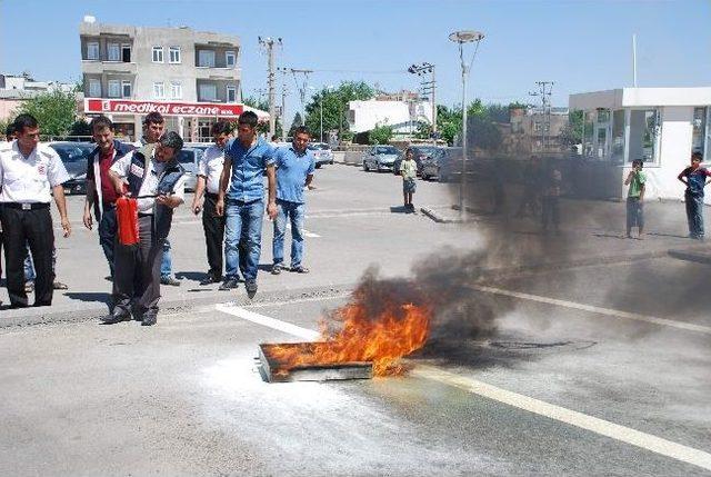 Tıp Fakültesi Hastanesinde Yangın Tatbikatı